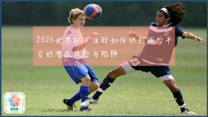 2026世界杯下注时如何识别海外平台的潜在风险与陷阱