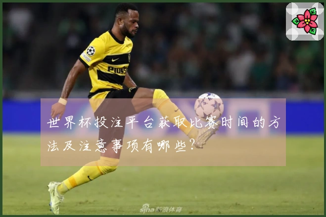 世界杯投注平台获取比赛时间的方法及注意事项有哪些？