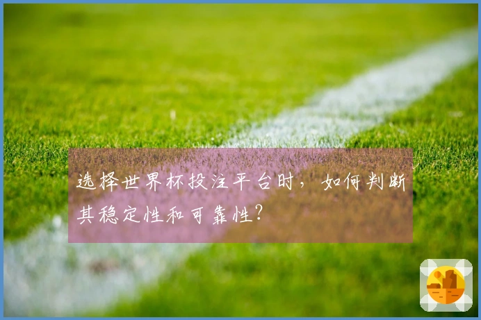 选择世界杯投注平台时，如何判断其稳定性和可靠性？