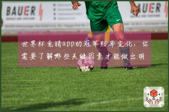 世界杯竞猜app的冠军赔率变化，你需要了解哪些关键因素才能做出明智决策