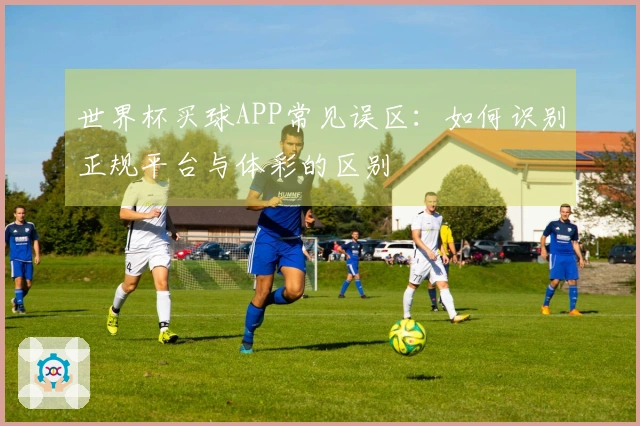 世界杯买球APP常见误区：如何识别正规平台与体彩的区别